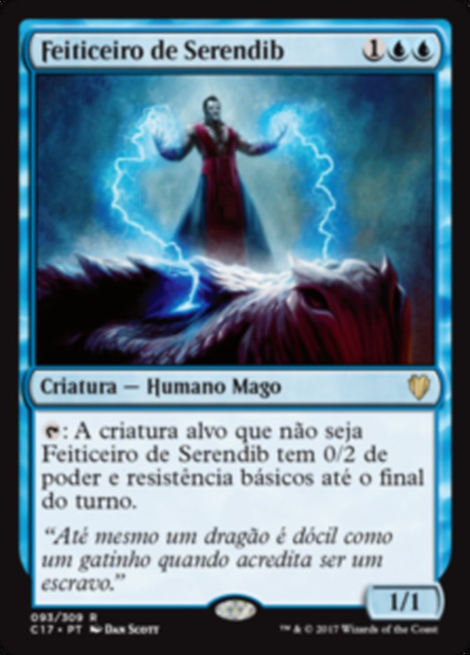 Feiticeiro de Serendib / Serendib Sorcerer - Magic: The Gathering - MoxLand