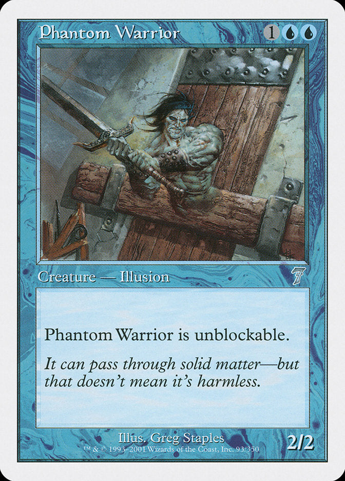 Guerreiro Fantasma / Phantom Warrior - Magic: The Gathering - MoxLand