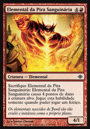 Elemental da Pira Sanguinária / Bloodpyre Elemental - Magic: The Gathering - MoxLand