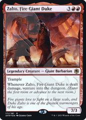 Zalto, Duque Gigante do Fogo / Zalto, Fire Giant Duke - Magic: The Gathering - MoxLand