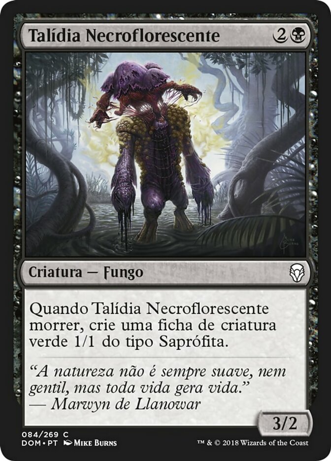 Talídia Necroflorescente / Deathbloom Thallid - Magic: The Gathering - MoxLand