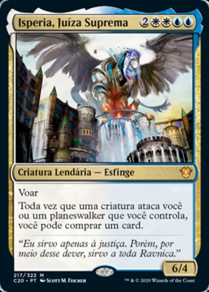 Isperia, Juíza Suprema / Isperia, Supreme Judge - Magic: The Gathering - MoxLand