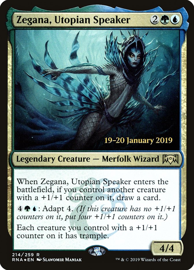 Zegana, Oradora dos Utopianos / Zegana, Utopian Speaker - Magic: The Gathering - MoxLand