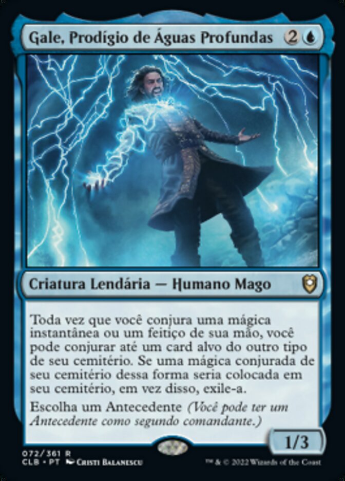 Gale, Prodígio de Águas Profundas / Gale, Waterdeep Prodigy - Magic: The Gathering - MoxLand