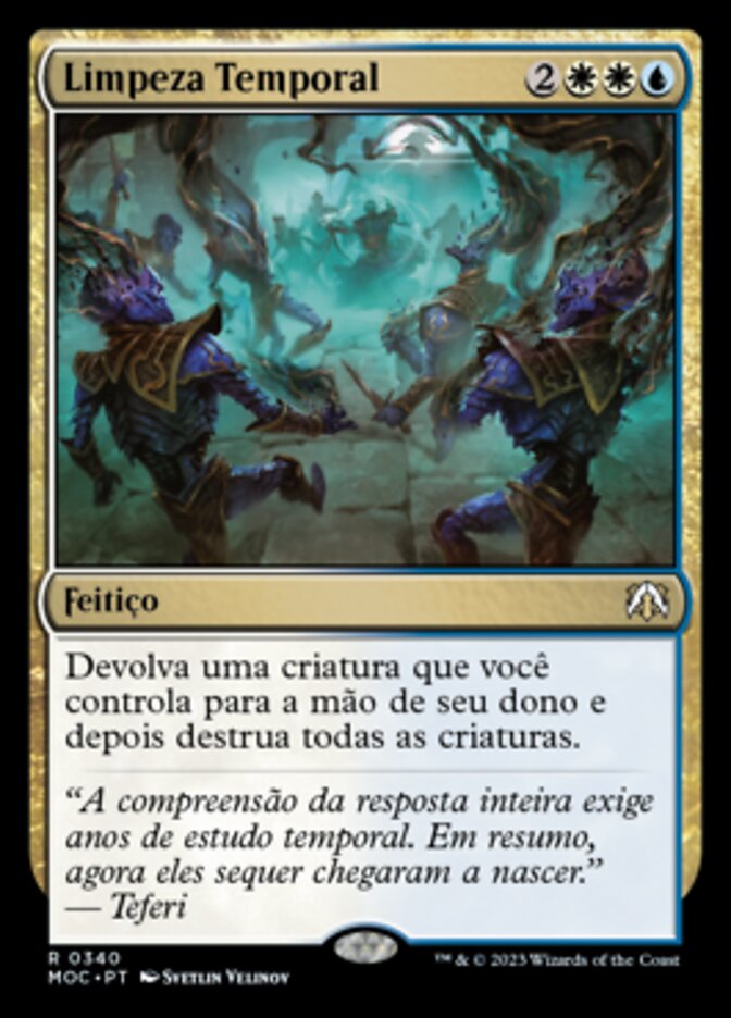 Limpeza Temporal / Time Wipe - Magic: The Gathering - MoxLand