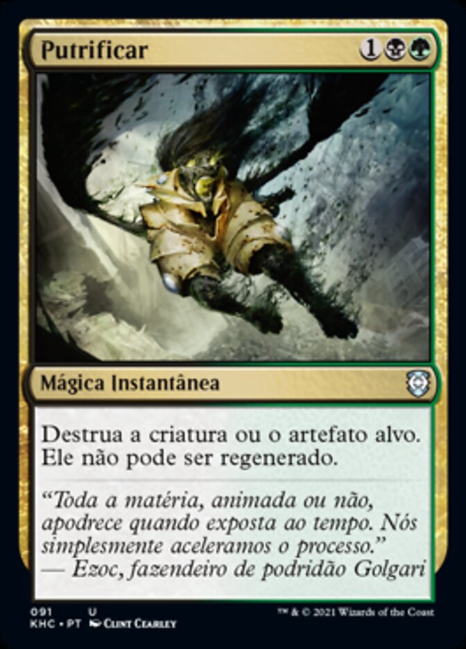 Putrificar / Putrefy - Magic: The Gathering - MoxLand