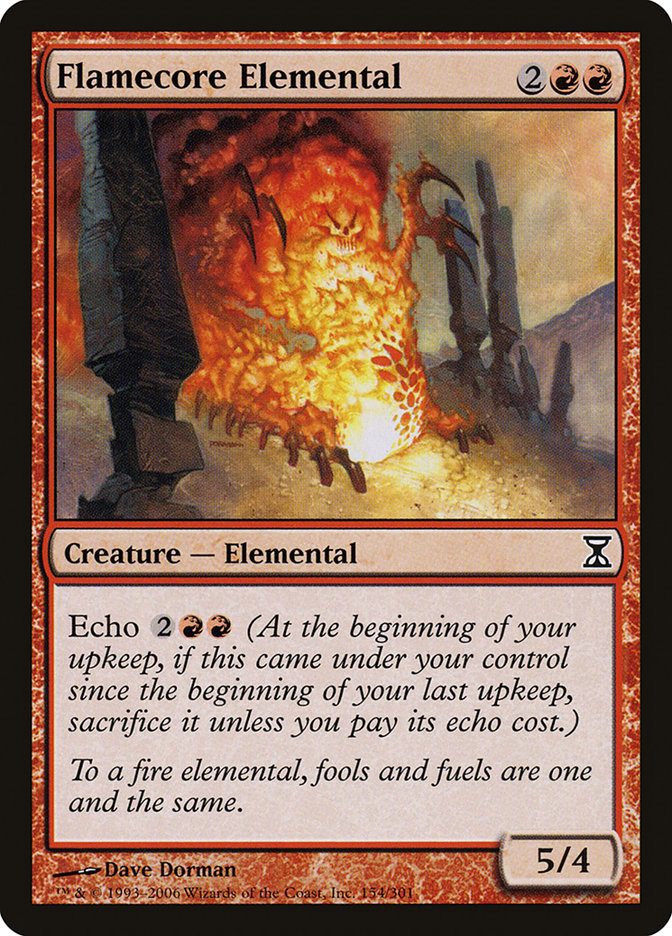 Elemental Âmago de Fogo / Flamecore Elemental - Magic: The Gathering - MoxLand