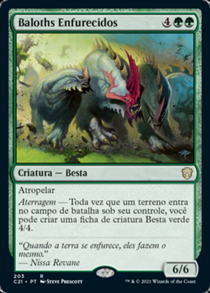 Baloths Enfurecidos / Rampaging Baloths - Magic: The Gathering - MoxLand