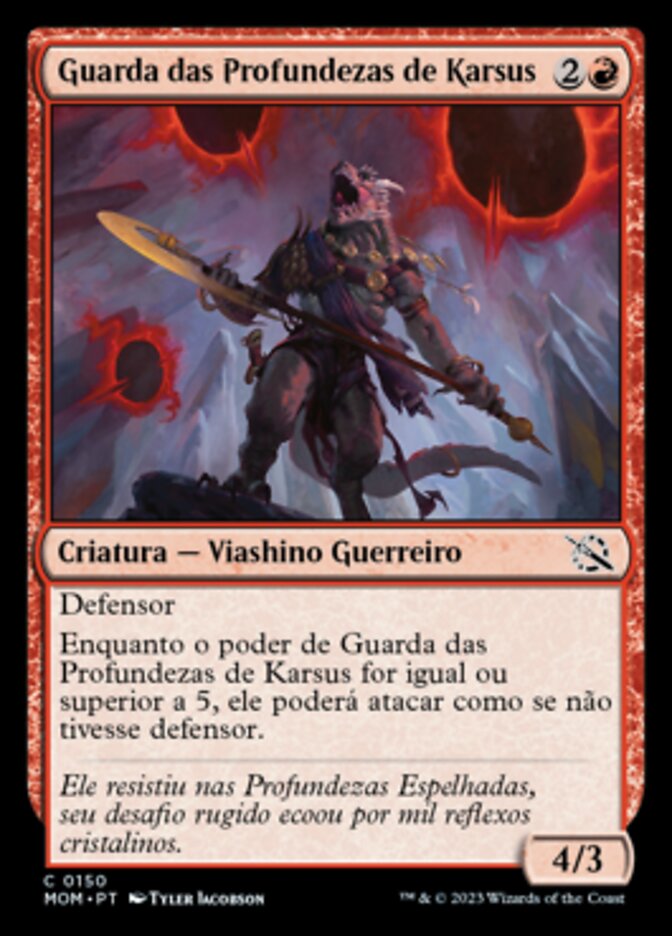 Guarda das Profundezas de Karsus / Karsus Depthguard - Magic: The Gathering - MoxLand