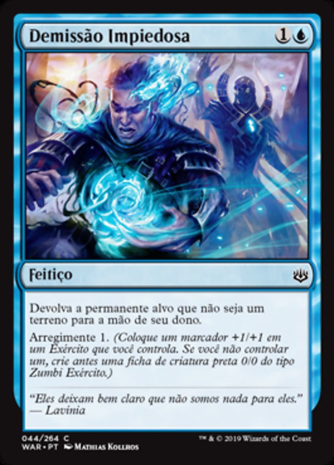 Demissão Impiedosa / Callous Dismissal - Magic: The Gathering - MoxLand