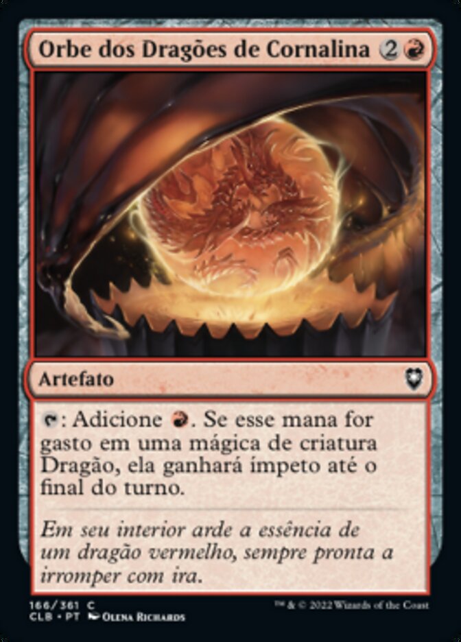 Orbe dos Dragões de Cornalina / Carnelian Orb of Dragonkind - Magic: The Gathering - MoxLand