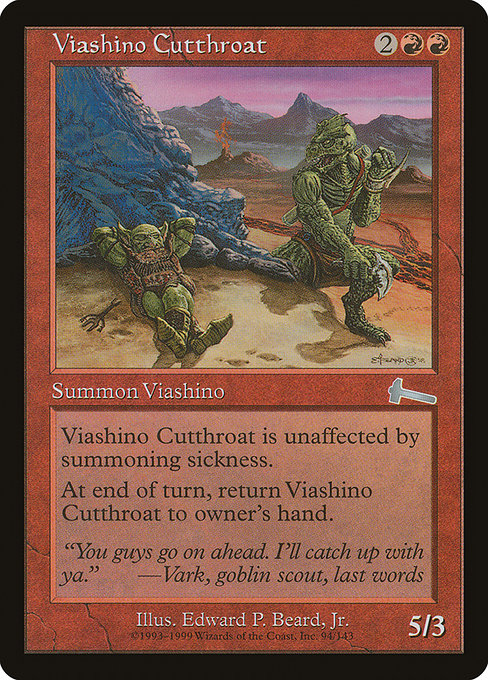 Degolador Viashino / Viashino Cutthroat - Magic: The Gathering - MoxLand