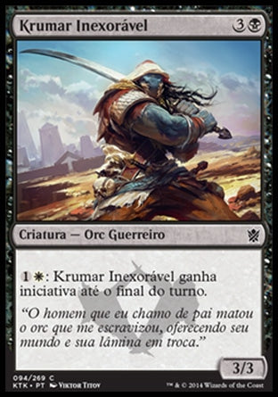 Krumar Inexorável / Unyielding Krumar - Magic: The Gathering - MoxLand