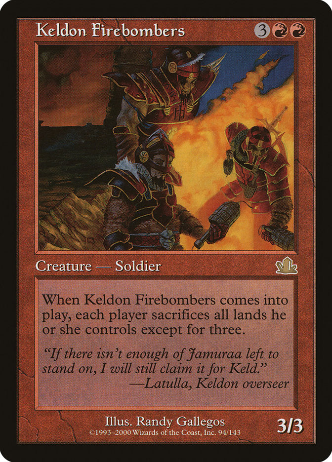 Bombeiros Keldonianos / Keldon Firebombers - Magic: The Gathering - MoxLand