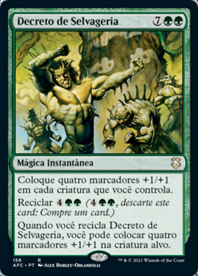 Decreto de Selvageria / Decree of Savagery - Magic: The Gathering - MoxLand