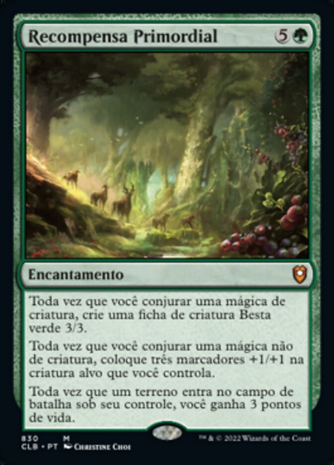 Recompensa Primordial / Primeval Bounty - Magic: The Gathering - MoxLand