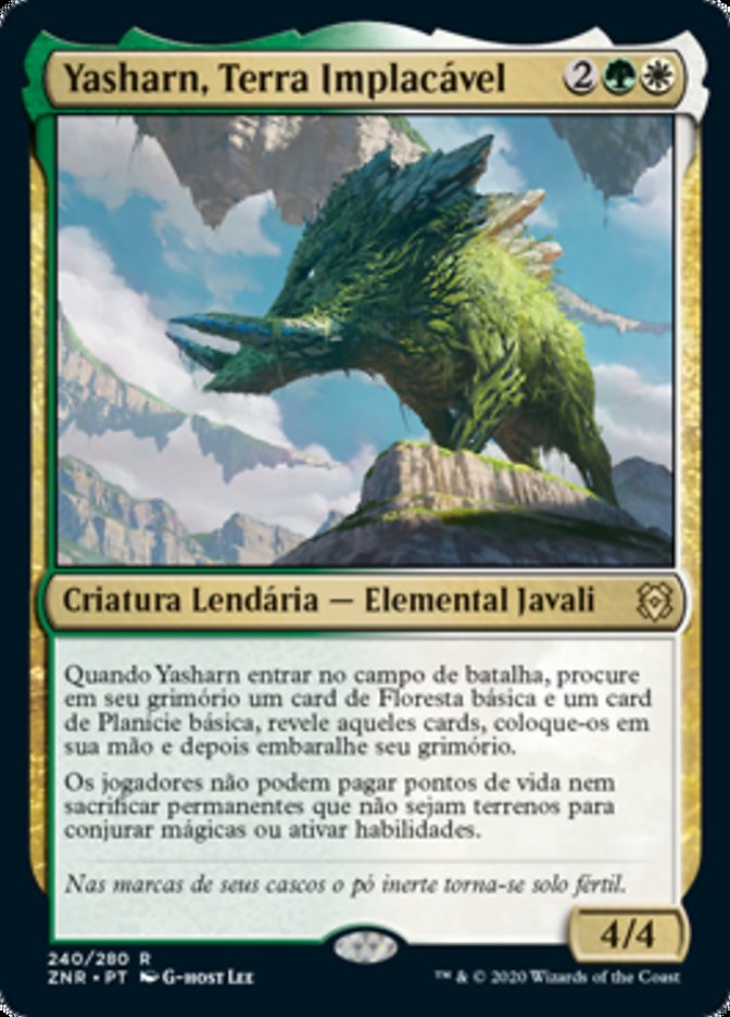 Yasharn, Terra Implacável / Yasharn, Implacable Earth - Magic: The Gathering - MoxLand