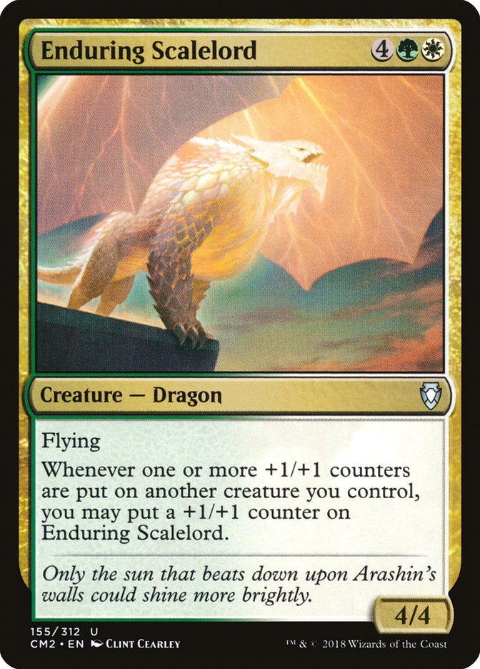 Senhor Escamado Resistente / Enduring Scalelord - Magic: The Gathering - MoxLand