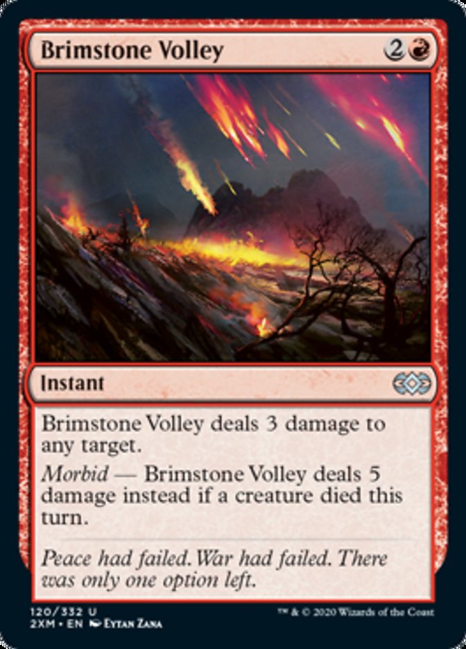 Salva de Enxofre / Brimstone Volley - Magic: The Gathering - MoxLand