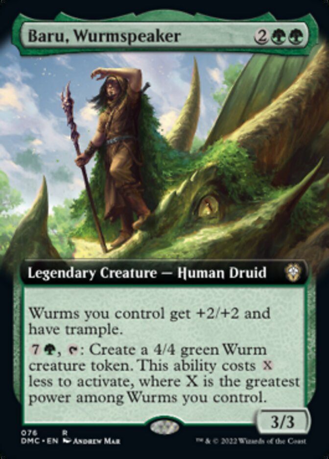 Baru, Encantador de Vormes / Baru, Wurmspeaker - Magic: The Gathering - MoxLand