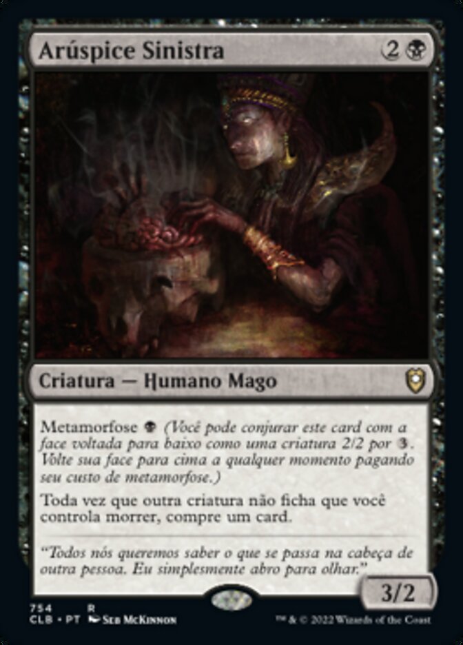 Arúspice Sinistra / Grim Haruspex - Magic: The Gathering - MoxLand