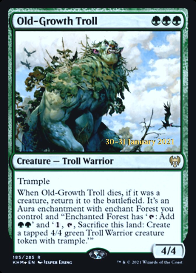 Trol Vetusto / Old-Growth Troll - Magic: The Gathering - MoxLand