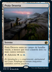 Praia Deserta / Deserted Beach - Magic: The Gathering - MoxLand