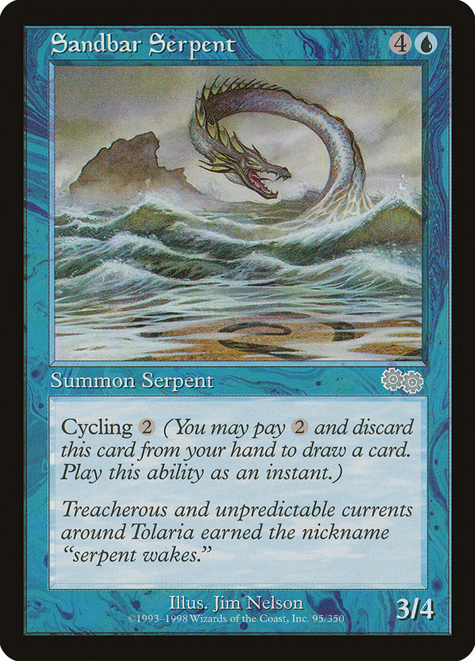 Serpente da Restinga / Sandbar Serpent - Magic: The Gathering - MoxLand