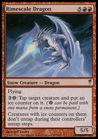 Dragão Escama-Gélida / Rimescale Dragon - Magic: The Gathering - MoxLand