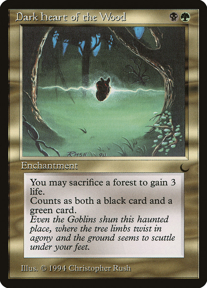 Coração Sombrio da Floresta / Dark Heart of the Wood - Magic: The Gathering - MoxLand