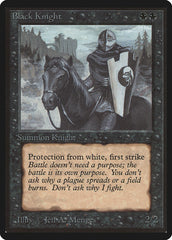 Cavaleiro Negro / Black Knight - Magic: The Gathering - MoxLand