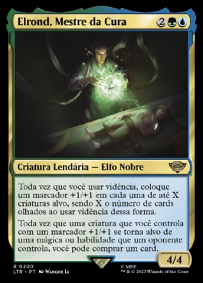 Elrond, Mestre da Cura / Elrond, Master of Healing - Magic: The Gathering - MoxLand