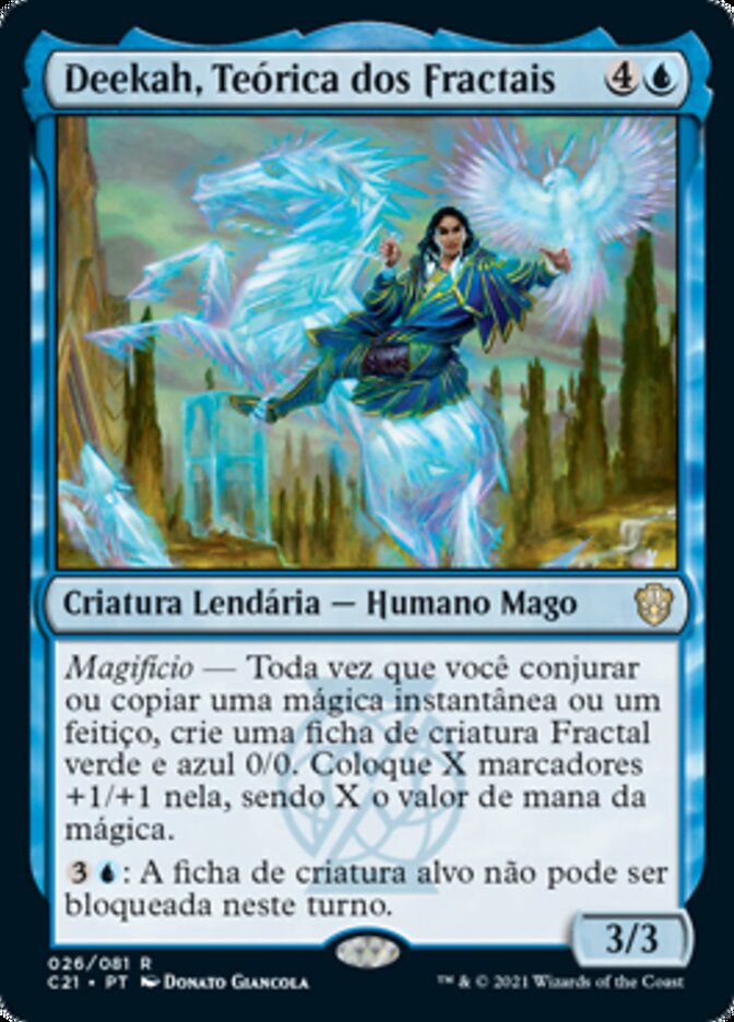 Deekah, Teórica dos Fractais / Deekah, Fractal Theorist - Magic: The Gathering - MoxLand