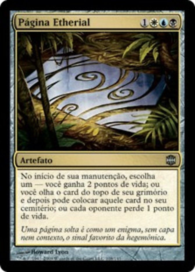 Página Etherial / Etherwrought Page - Magic: The Gathering - MoxLand