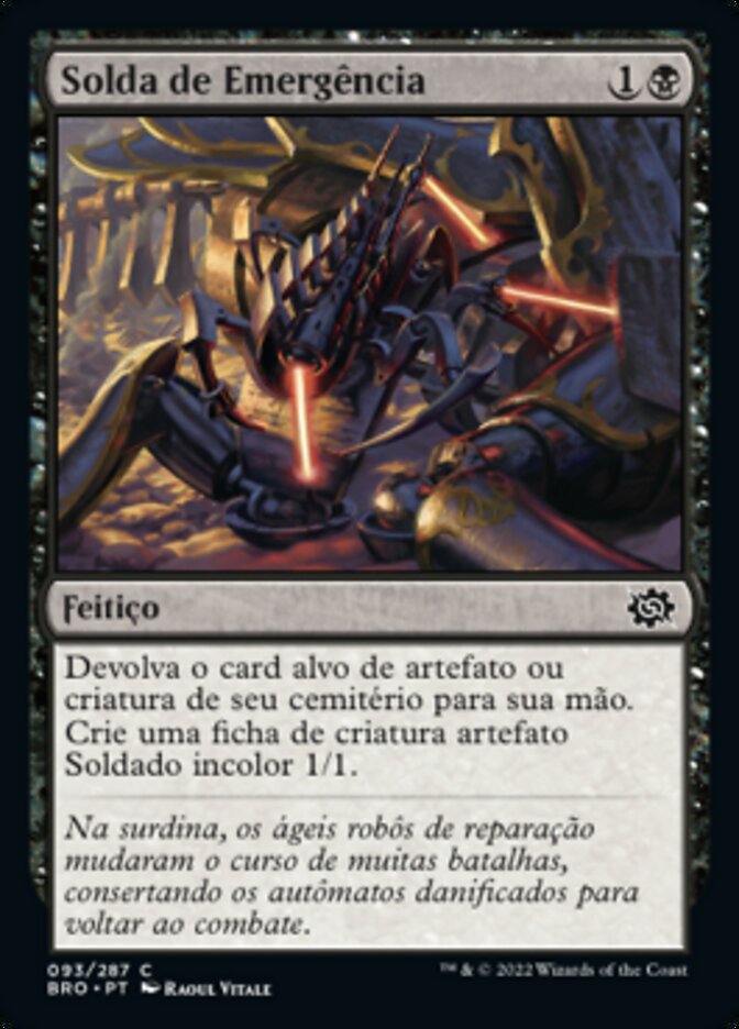 Solda de Emergência / Emergency Weld - Magic: The Gathering - MoxLand