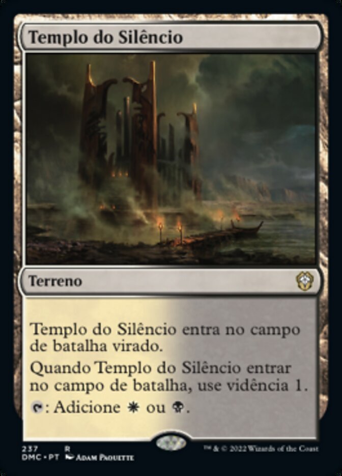 Templo do Silêncio / Temple of Silence - Magic: The Gathering - MoxLand