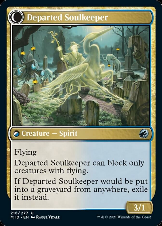 Zelador de Cemitério Devotado / Devoted Grafkeeper - Magic: The Gathering - MoxLand