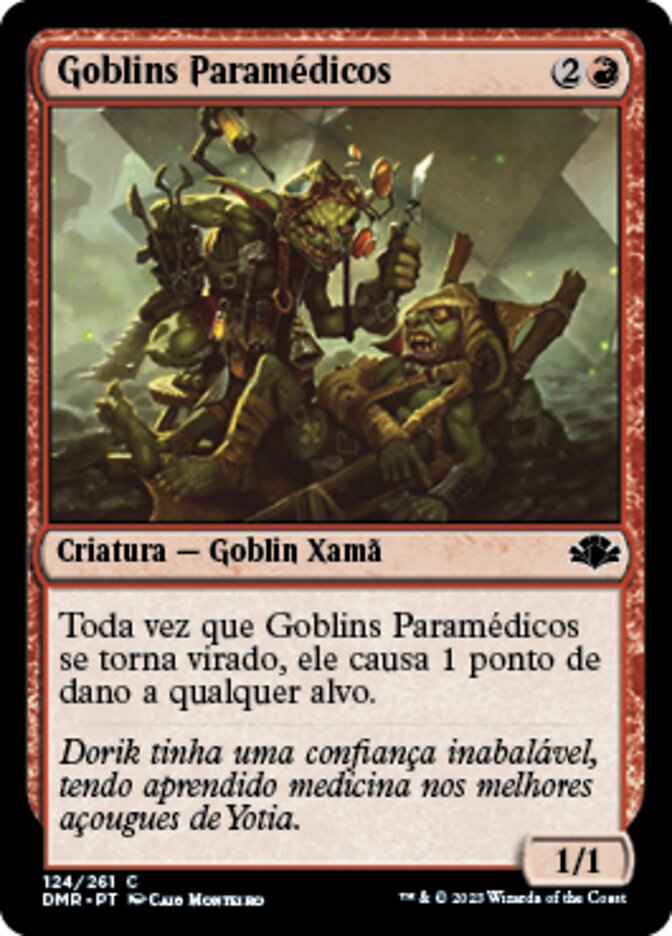 Goblins Paramédicos / Goblin Medics - Magic: The Gathering - MoxLand