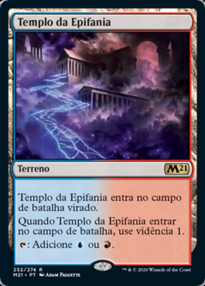 Templo da Epifania / Temple of Epiphany - Magic: The Gathering - MoxLand