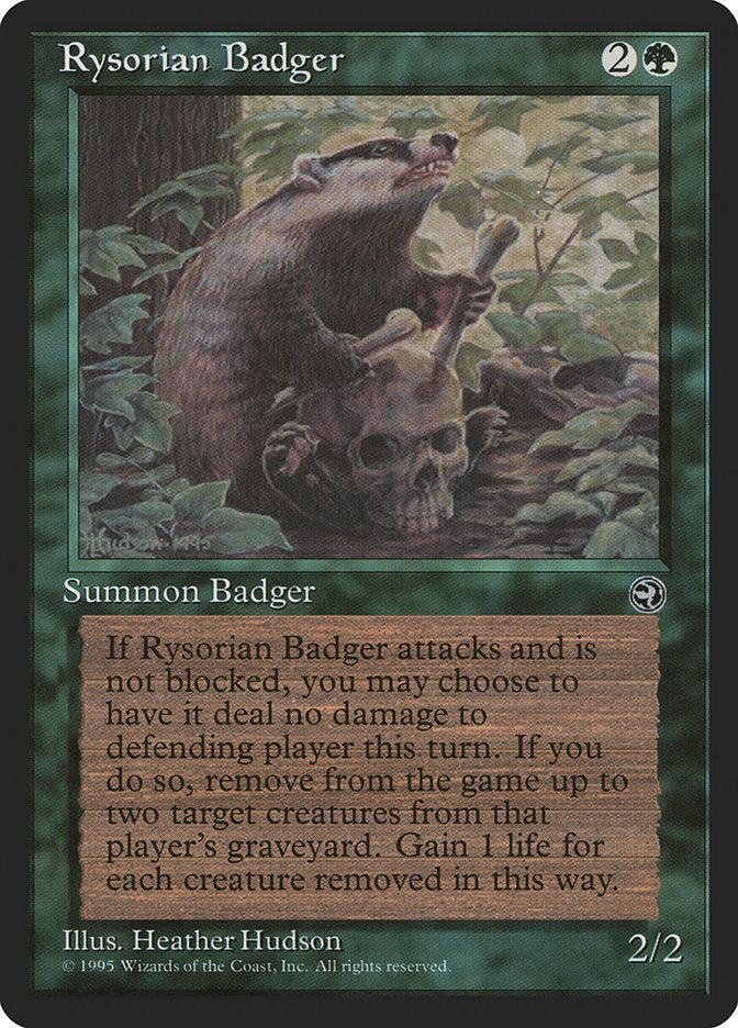 Texugo Rysoriano / Rysorian Badger - Magic: The Gathering - MoxLand