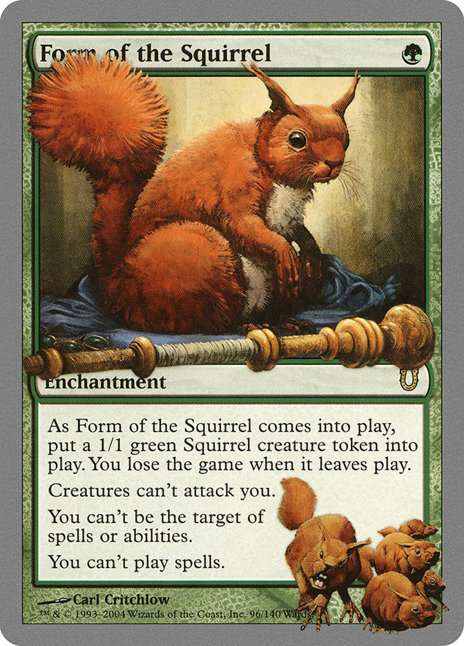 Form of the Squirrel - Magic: The Gathering - MoxLand