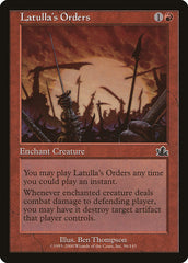 Ordens de Latulla / Latulla's Orders - Magic: The Gathering - MoxLand