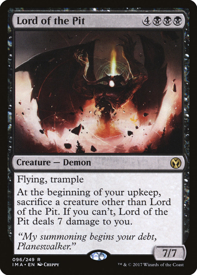 Senhor das Profundezas / Lord of the Pit - Magic: The Gathering - MoxLand