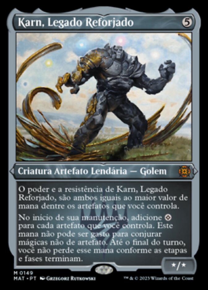 Karn, Legado Reforjado / Karn, Legacy Reforged - Magic: The Gathering - MoxLand