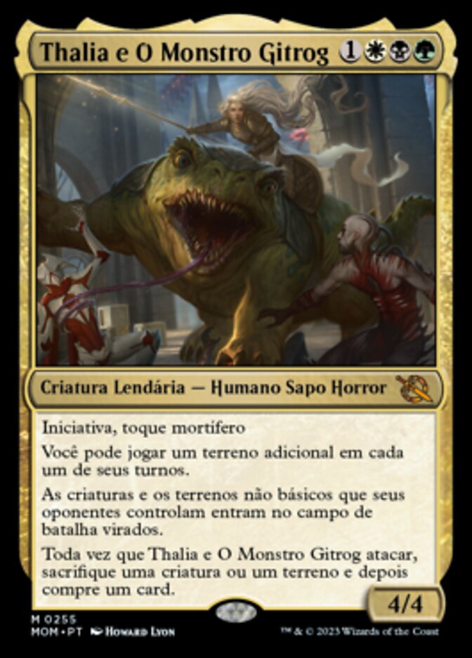 Thalia e O Monstro Gitrog / Thalia and The Gitrog Monster - Magic: The Gathering - MoxLand