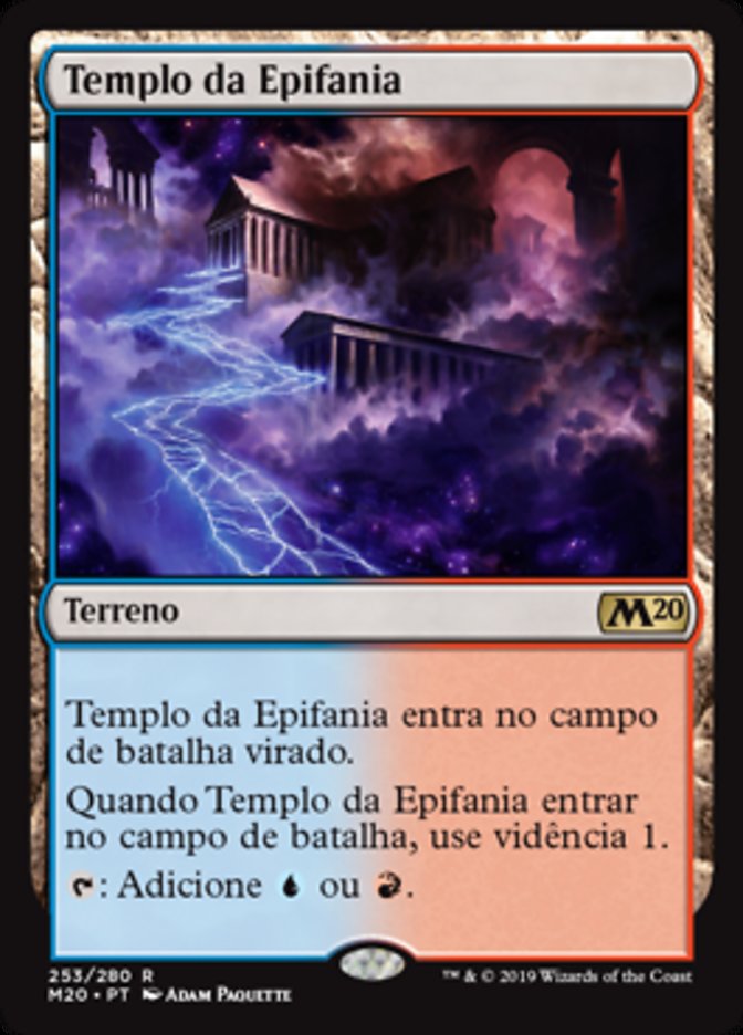 Templo da Epifania / Temple of Epiphany - Magic: The Gathering - MoxLand