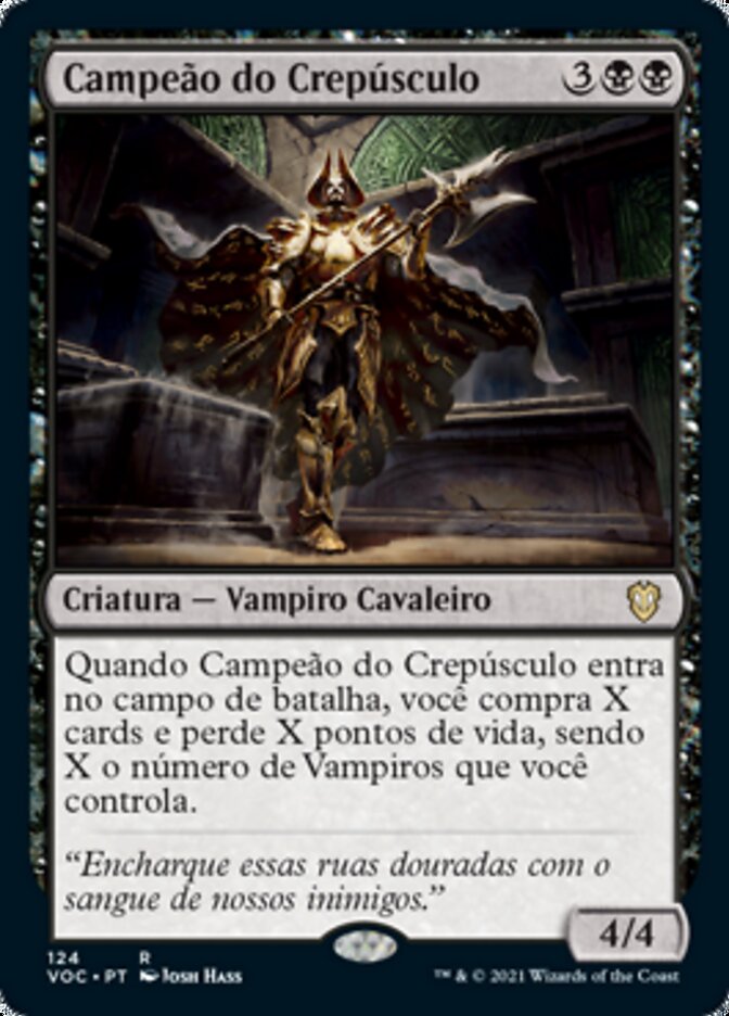 Campeão do Crepúsculo / Champion of Dusk - Magic: The Gathering - MoxLand