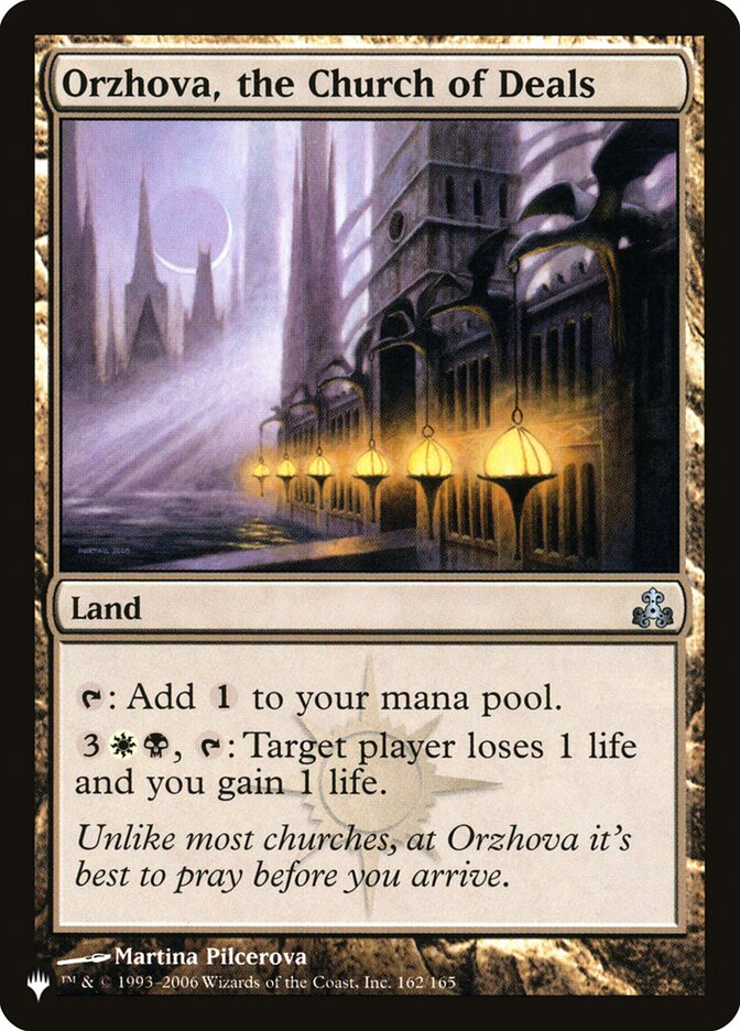 Orzhova, a Igreja dos Negócios / Orzhova, the Church of Deals - Magic: The Gathering - MoxLand