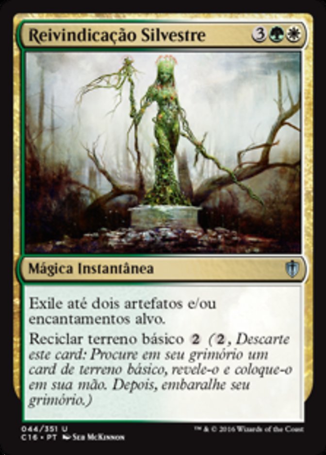 Reivindicação Silvestre / Sylvan Reclamation - Magic: The Gathering - MoxLand