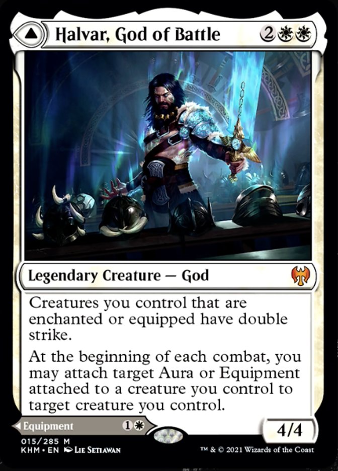 Halvar, Deus da Batalha / Halvar, God of Battle - Magic: The Gathering - MoxLand